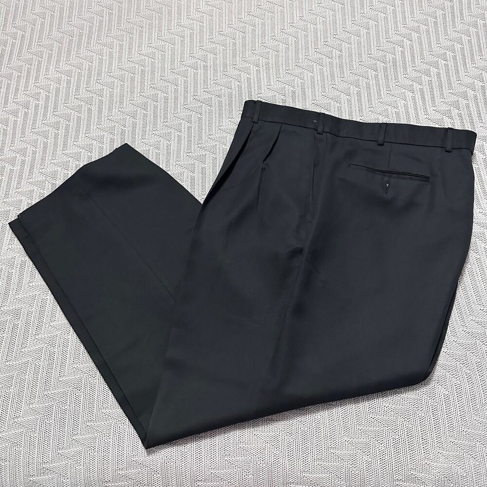 Vintage Burberry black dress slacks
